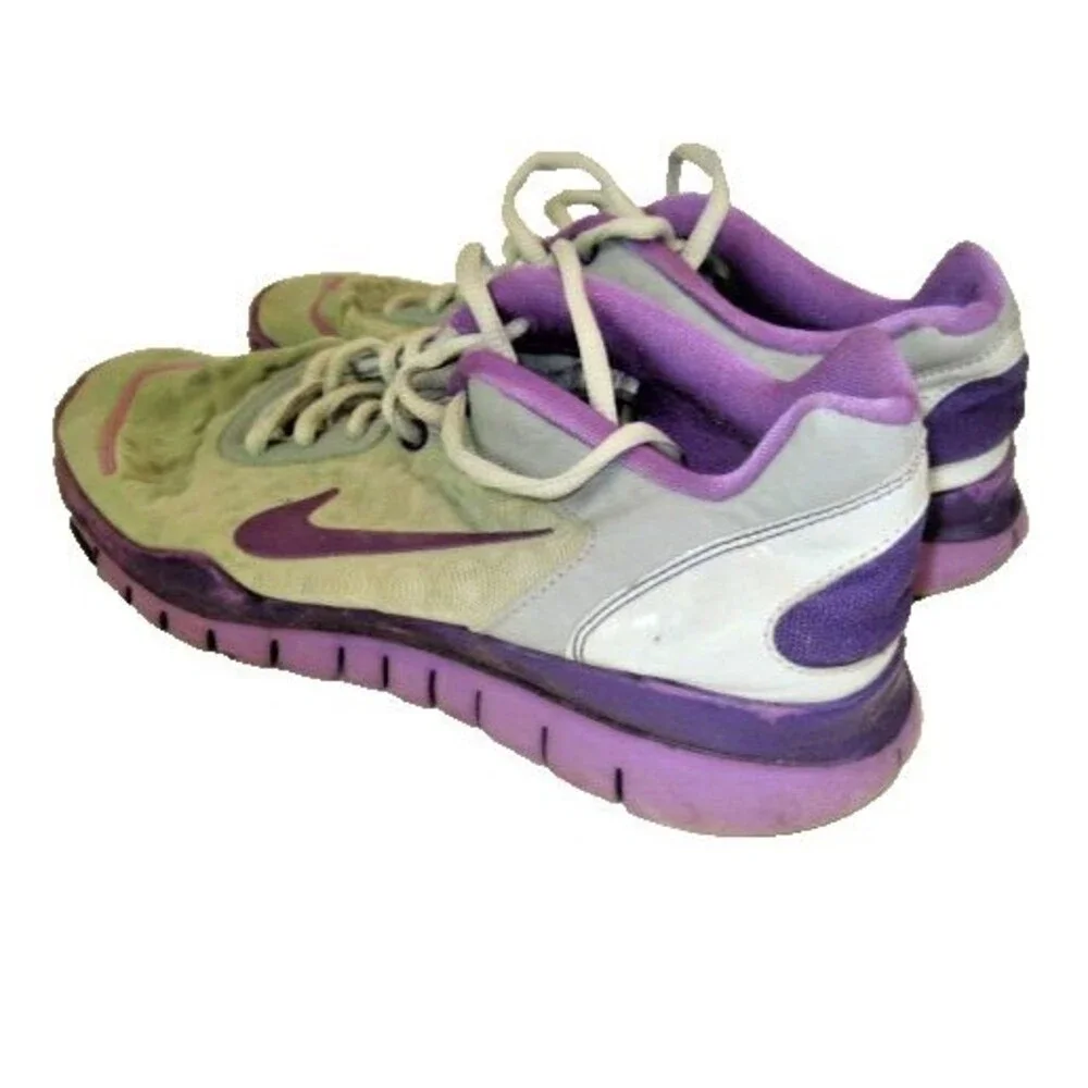 Womens Nike Free TR Luxe 2.0 Training Running Shoes Gray/Purple sz 8
